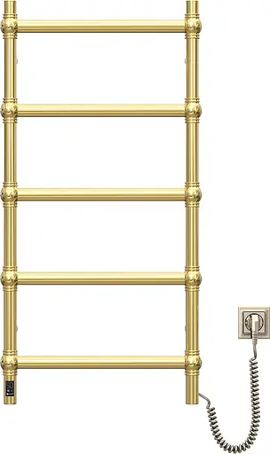 Електрична рушникосушка Navin Retro 500x1000 Sensor права, золото 12-228153-3680, Золотий, Праве, Електронний - фото 2