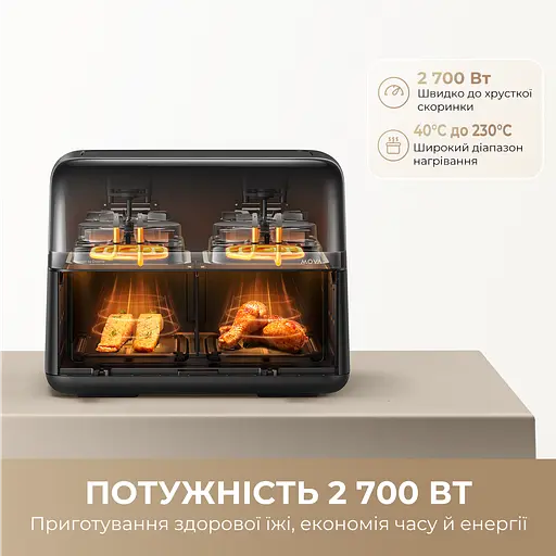 Мультипіч MOVA AeroChef FD20 Pro Black - фото 5