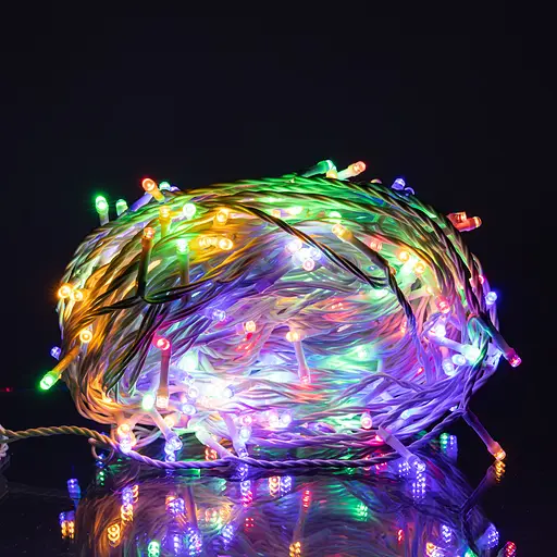 Гірлянда Нитка вулична GarlandoPro 30 м 300 LED білий дріт Мультиколор CF300L30MWML - фото 3