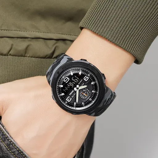 Наручные часы мужские 1655BKBK Black Skmei acs0030651 - фото 3