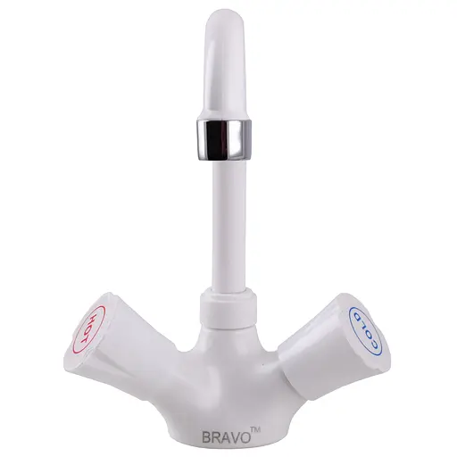 Змішувач для кухні Bravo B2-00-203 термостійкий ABS пластик Білий - фото 2