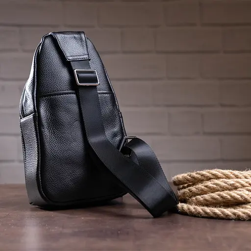 Чоловіча шкіряна сумка Vintage 17,5х30х6,5 см sum0012243 - фото 4