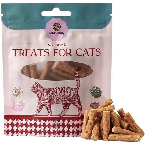 Ласощі для котів Natural снеки з лососем куркою та гарбузом 35 г - фото 2