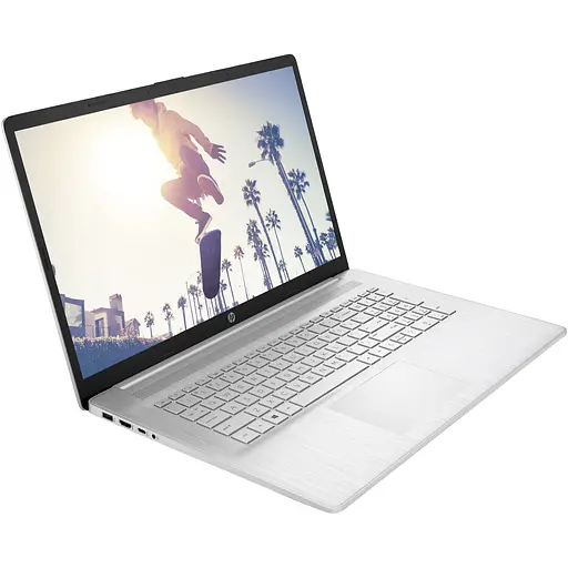 Ноутбук HP 17-cn2026nq з процесором Intel Core i5-1235U pana la 4.40 GHz, 17.3", Full HD, IPS, 8GB DDR4, 512GB SSD, Intel Iris X графікою, DOS, Natural сріблястий - фото 4