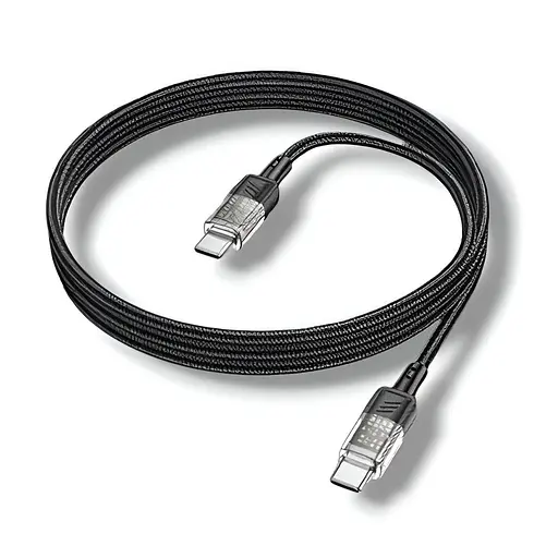 USB кабель Hoco U129 Type-C/Type-C PD60W 1 м - фото 2