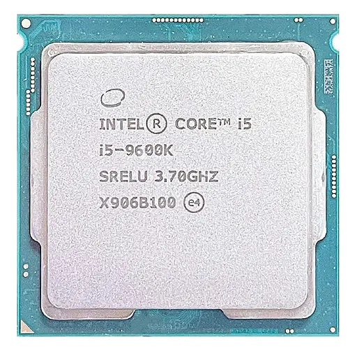 Процессор Intel Core i5 9600K (CM8068403874404) (Socket 1151 v2, 6T, 4.6 ГГц, Tray) Б/у - фото 1