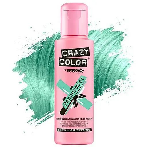 Тінт-фарба для волосся Crazy Color перцева м'ята 100 мл