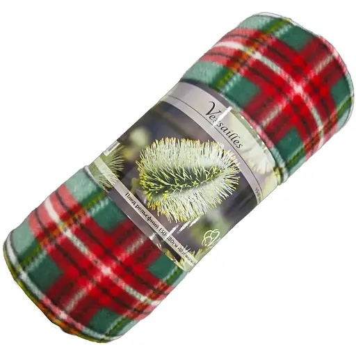 Плед рельефный флисовый Versailles Шотландская Зима 130x180 см VS-BF-2600RS (147631)