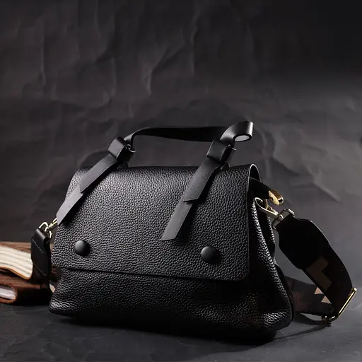 Кожаная сумка женская Vintage 25.5х17х9.5 см sum0024668 - фото 8