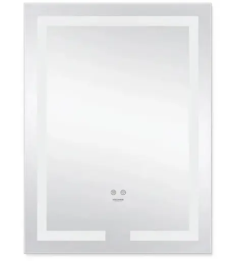 Дзеркало Kroner KRM Spiegel VR1 - 5080 з LED-підсвічуванням та антизапітнінням (CV030039) - фото 3