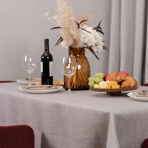 Скатертина Sonex Jordan 120х140 см сіра (SO102563) - фото 3