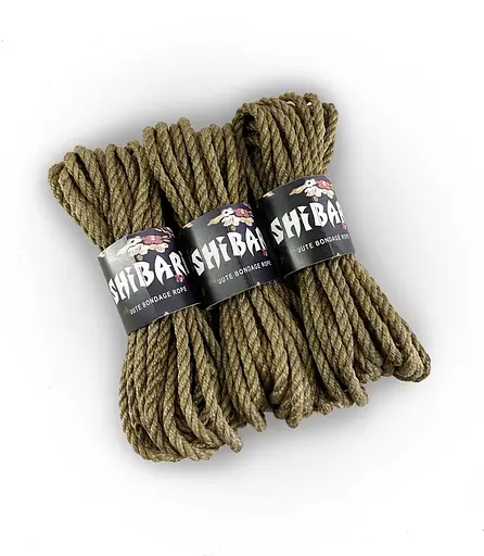 Джутовая веревка для Шибари Feral Feelings Shibari Rope, 8 м серая - фото 2