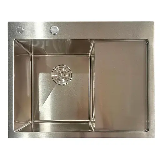 Кухонна мийка з нержавіючої сталі Mixxus MH6350L Nano-Silver MI7044, Нержавіюча сталь - фото 1