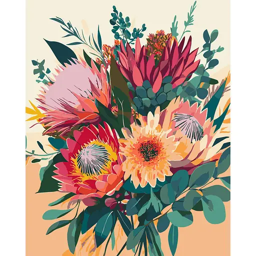 Набор для росписи ArtCraft Танец лепестков 40 x 50 см (13156-AC)