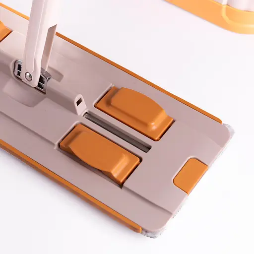 Швабра с ведром 16 л для мытья полов с отжимом плоская насадка из микрофибры набор для уборки дома ZhiyuCleanHP-35015-58 - фото 5