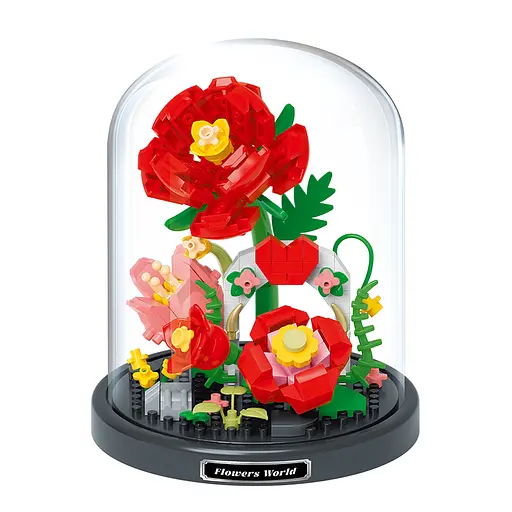 Конструктор Квіти в колбі, 16485, від 197 деталей, (В асортименті) - фото 5