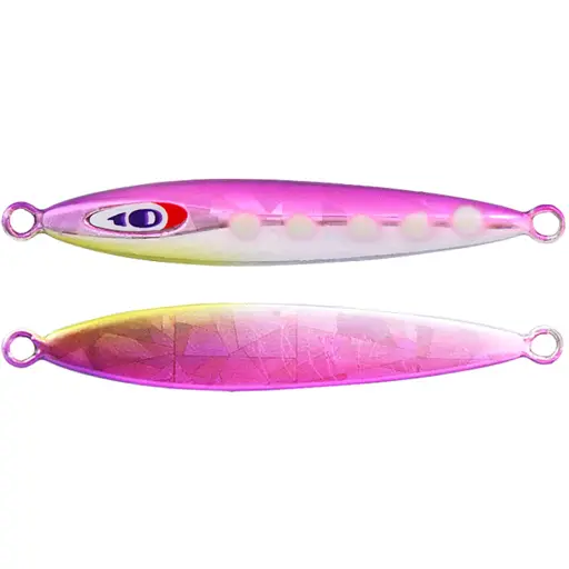 Пилькер Jackall Chibi Meta Type-II 5 g Glow Dot Pink Iwashi