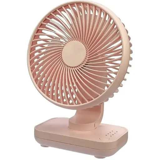 Вентилятор настольный беспроводной GXQC D606 розовый - фото 1