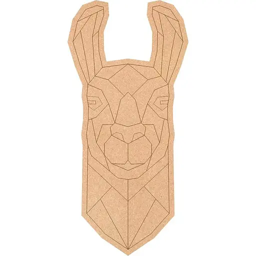 Основа для декорування панно-мозаїка Rosa Talent Лама 1 МДФ 23х48.5 см