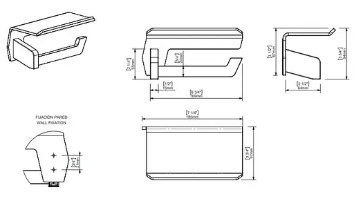Тримач для туалетного паперу Sonia Luce dark eighties 182589 - фото 2