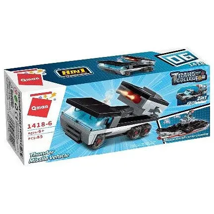 Детский конструктор Военный транспорт Qman 1418Q-1-8 Ракетная установка - фото 1