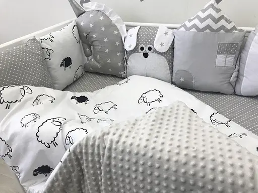 Дитячий набір Moontime у ліжечко "Овечки" - фото 3