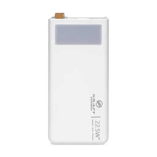 Повербанк 30000mAh Power Bank Kraft KPB-2330FCL White 22.5W QC3.0 LED-ліхтар (43-00060)