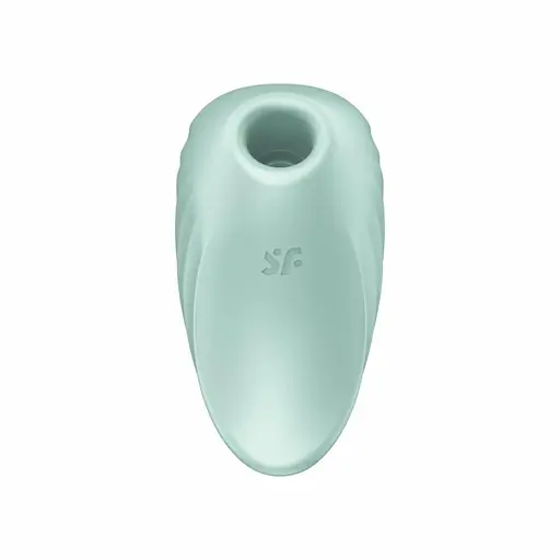Вакуумний стимулятор клітора з вібрацією Satisfyer Pearl Diver м'ятний - фото 5