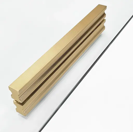 Душевая кабина Rea Montana 140x100 brashed gold KPL-K2521, Универсальная, прозрачная, золотая - фото 7