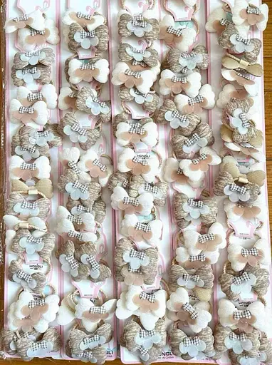 Набір гумок для волосся з бантами 20 шт - фото 3