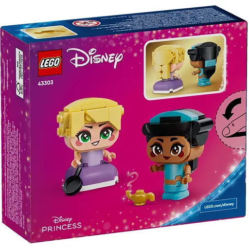 Конструктор LEGO Disney Princess Мініпринцеси Жасмін і Рапунцель 59 деталей (43303)
 - фото 6
