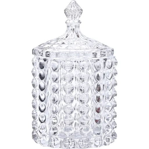 Конфета Yiwu из толстого стекла в восточном стиле с крышкой 16 см HP-4-105 - фото 1