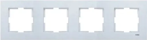 Рамка 4-постова Novella Срібло (93190604)