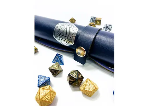 Настільна гра Планета Ігор Лоток для кубиків D20 (синій) (Dice tray D20 navy) (pi-dt014) - фото 7