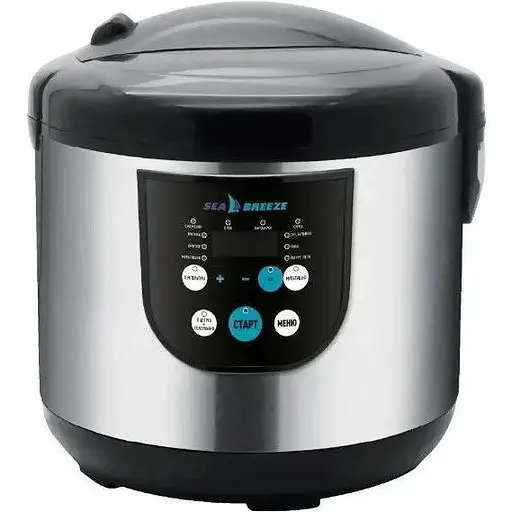 Багатофункціональна універсальна мультиварка Sea Breeze SB-044 з антипригарним покриттям 5 л 900 Вт - фото 1