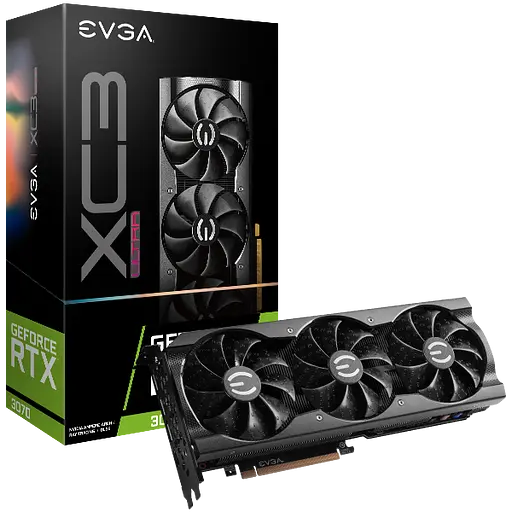 Відеокарта EVGA GeForce RTX 3070 XC3 Ultra Gaming (08G-P5-3755-KR)
