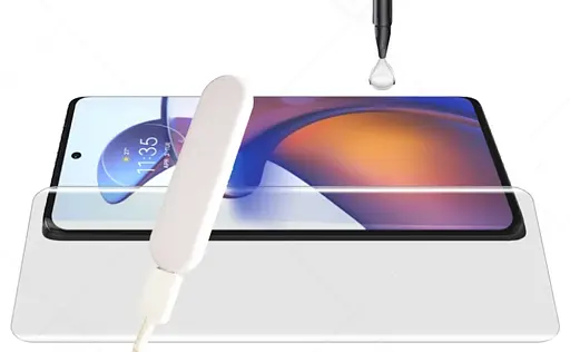 Захисне скло DK UV Curved для Motorola Edge 30 Ultra/Moto X30 Pro clear - фото 2
