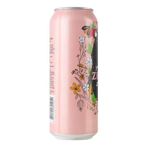 Напій зброджений Zbiten Zolotonosha Яблуко-полуниця газований 5% 0.5 л - фото 5