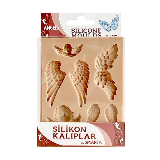 Силіконовий молд Янголи 10.5х13 см Smarta - фото 1