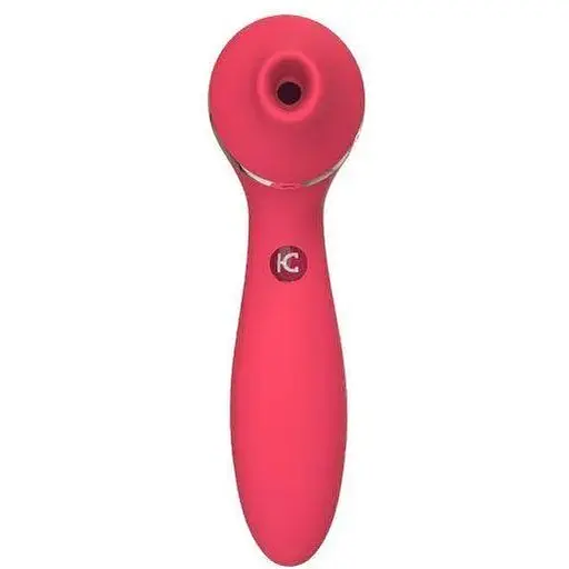 Вакуумный вибратор KisToy Polly Plus Violet Red - фото 2