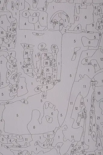 Набор для росписи по номерам "Греческий город" 40*50 см, IDEA2-GX45336, ТМ "99IDEAS" - фото 7