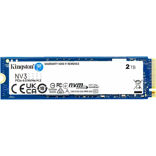 Накопитель SSD Kingston m.2 NVMe 2TB NV3 PCIe 4.0 (SNV3S/2000G) - фото 1