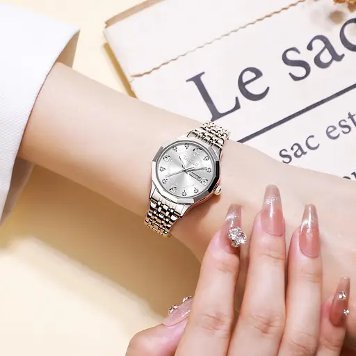 Часы Taxau для женщин Женские часы Аналоговые кварцевые из нержавеющей стали - фото 5