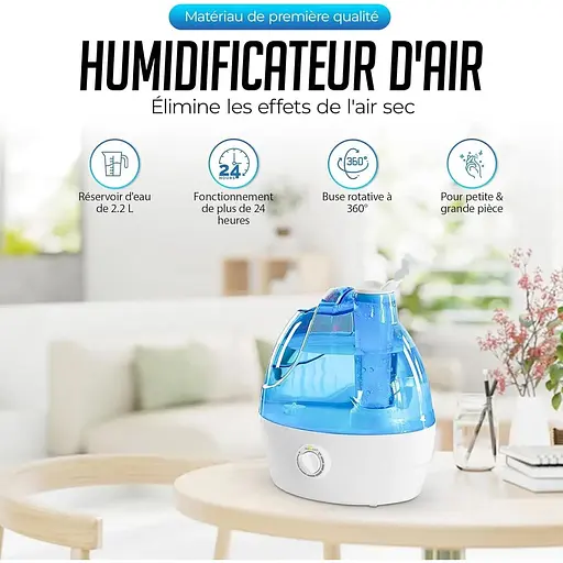 Увлажнитель воздуха с баком для воды на 2.2 л - фото 5