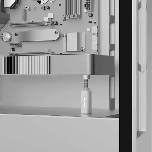 Підставка для відеокарти Coolmoon GH80 SILVER 80мм (GH80 SILVER) - фото 3