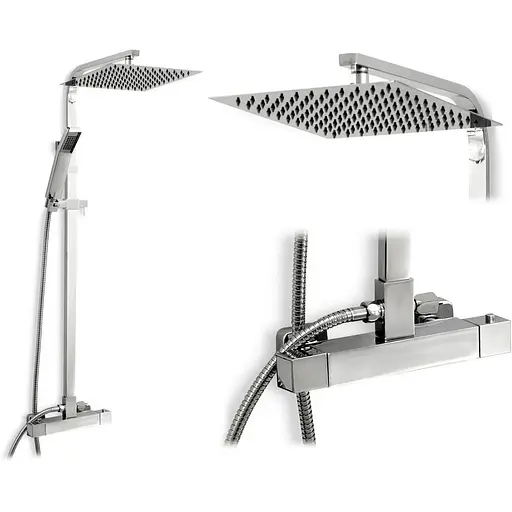 Душова система Rea Milan хром REA-P0222, Хром - фото 1