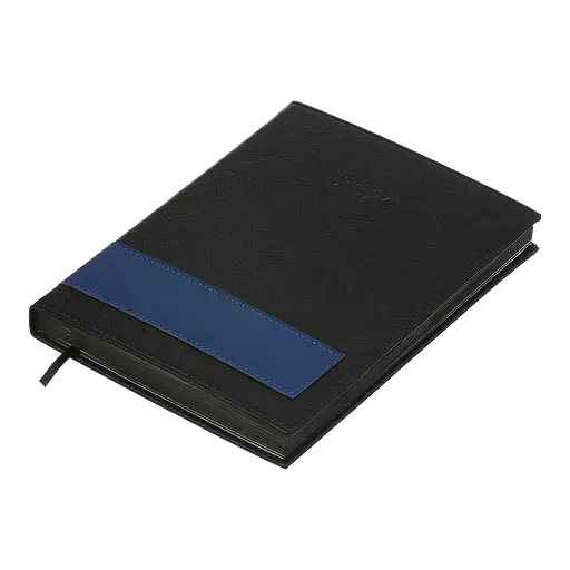 Щоденник датований Buromax Prestige 2026 A5 штучна шкіра чорний (BM.21147-01) - фото 3