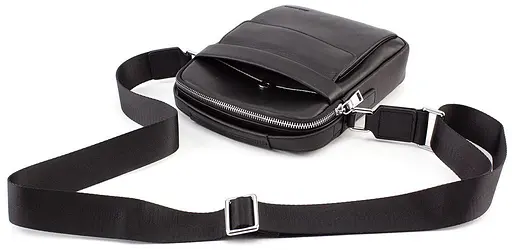 Чоловіча шкіряна сумка Marco Coverna 24х20х5,5 см sum0022245 - фото 6