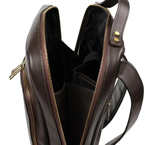 Кожаный мужской рюкзак TARWA 42х28х9 см sum0026179 - фото 7