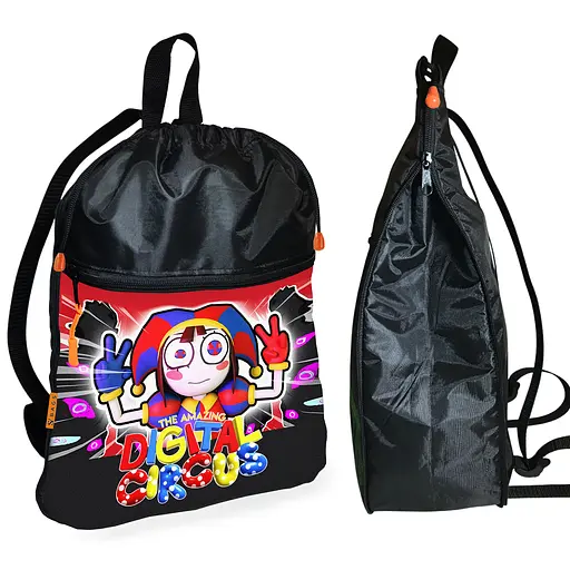 Шкільний рюкзак дитячий Цифровий Цирк + Сумка для взуття спортивної форми рюкзак-мішок хлопчикові (01881) - фото 2